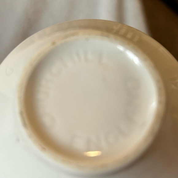 50%off w♥️ Churchill Blue Willow Pattern Made in England Tea Cups Set Of 2 - Picture 4 of 4